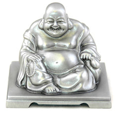 Amherst Pewter 9314 The Laughing Buddha Pewter Figurine - 2 1/2" x 2 1/4"
